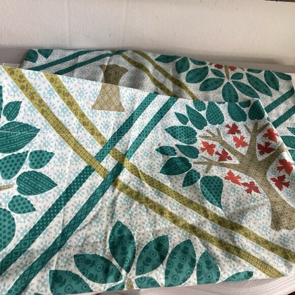 VTG Morgan Jones Multicolor Standard Size 1 Single Pillowcase Tree Of Life Folk - Picture 7 of 7